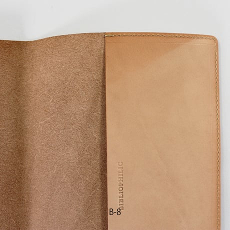 COW LEATHER BOOK COVER A5判 栃木レザー　※日焼けあり※