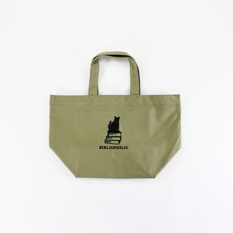BIBLIOPHILIC CANVAS TOTE BAG S size