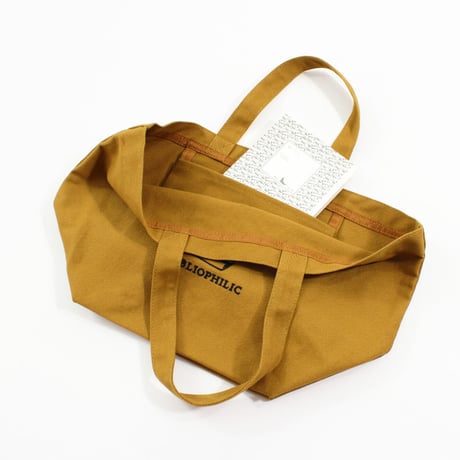 BIBLIOPHILIC CANVAS TOTE BAG S size
