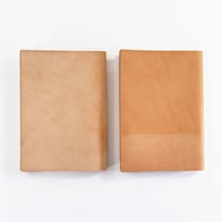COW LEATHER BOOK COVER A5判 栃木レザー　※日焼けあり※