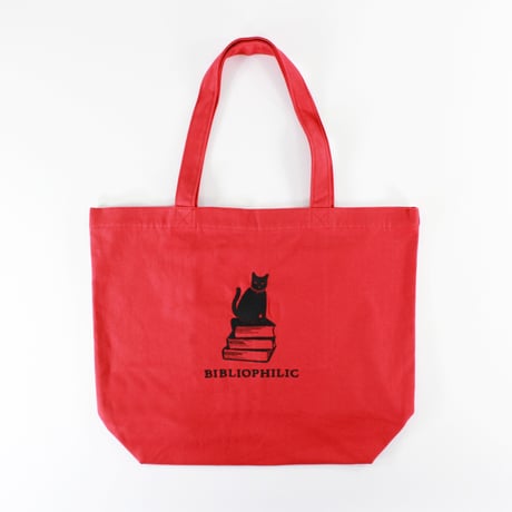 BIBLIOPHILIC CANVAS TOTE BAG  L size