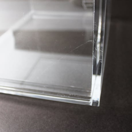 BOOK CONTAINER HALF ACRYLIC/ ACRYLIC GLASS COLOR　展示品
