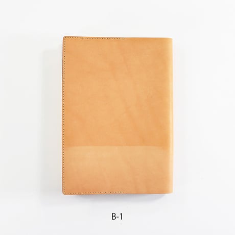 COW LEATHER BOOK COVER A5判 栃木レザー　※日焼けあり※