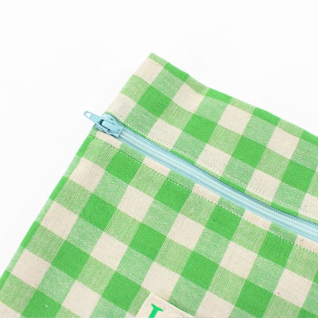 Nine Stories BOOK POUCH GINGHAM CHECK