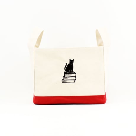 BOOK TOTE BAG WAXED HALF
