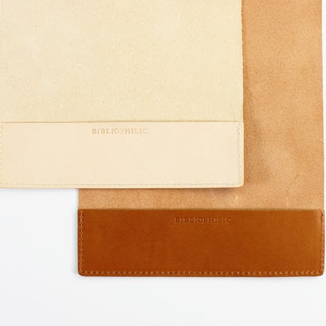 ブックカバー / COW LEATHER BOOK COVER 文庫 SILVER/GOLD