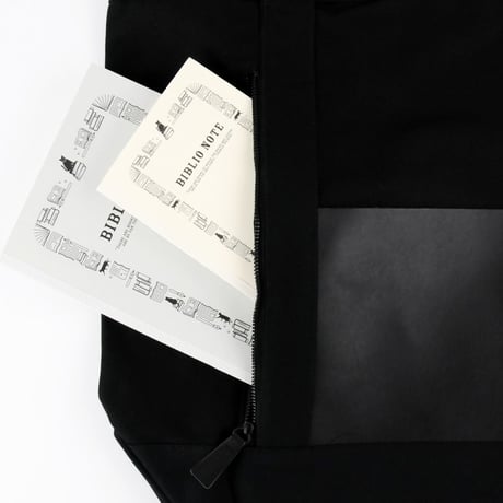 BOOKHUNTER'S TOTE BAG BLACK
