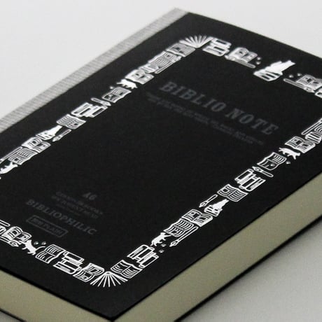 ノート / BIBLIO NOTE 無地 箔 A6文庫