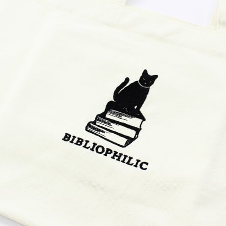BIBLIOPHILIC CANVAS TOTE BAG S size