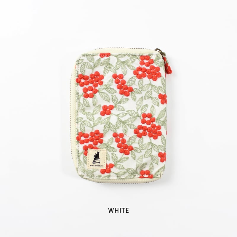 ブックポーチ / EMBROIDERY BOOKPOUCH 23AW | BIBLIOPHILIC