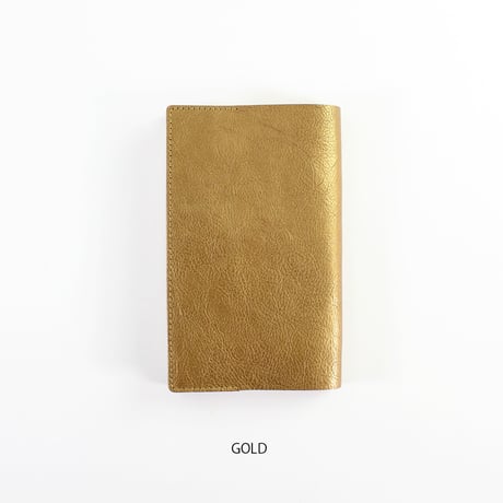 ブックカバー / COW LEATHER BOOK COVER 新書 SILVER/GOLD