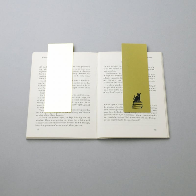 しおり / ALUMINIUM PLATE BOOKMARK | BIBLIOPHILIC