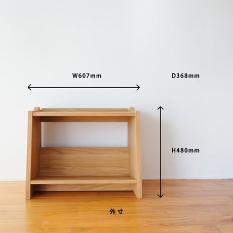 ブックシェルフ　黒猫の本棚 STACKING SHELF ANGLE
