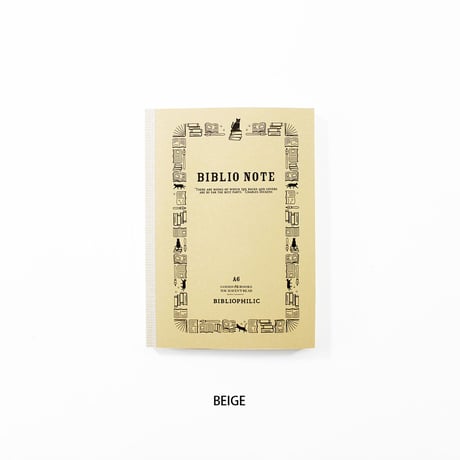 ノート　BIBLIONOTE  A6  HALF