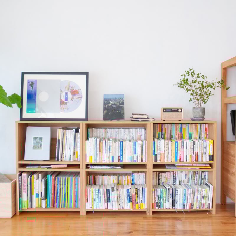 ブックシェルフ 黒猫の本棚 STACKING SHELF 2段 REGULAR×REGULAR