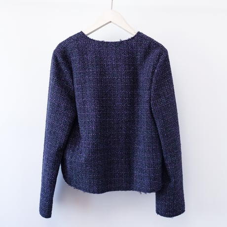 【Greed International グリードインターナショナル】 Classic Tweed Blouse in Other
