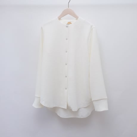 【Bed&Breakfast ベッド＆ブレイクファースト】Back Satin Dry Georgette Blouse