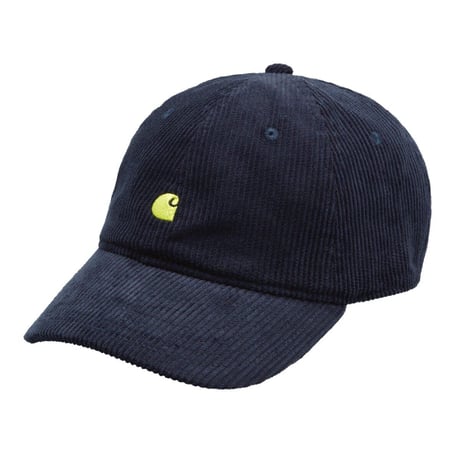 【Carhartt WIP /カーハートウィップ】HARLEM CAP( ハーレムキャップ）Dark Navy / Limoncello