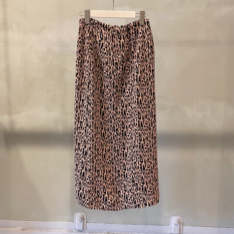 【Greed International グリードインターナショナル】Leopard Jacquard Skirt in Other