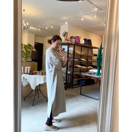 【Traditional Wetherwear トラディッショナルウェザーウエア】SLIT LONG T DRESS