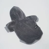 【DOGGY BRO /ドギーブロ】NUKUMORI DOG HOODIE  (ボアフーディー）GREY Lサイズ