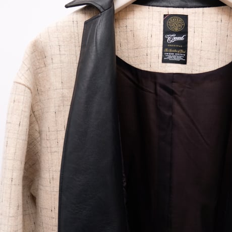 【Greed International グリードインターナショナル】KASURI Knot Slub Tweed Coat