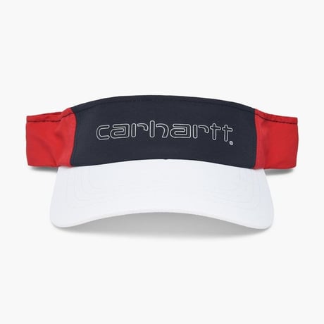 【Carhartt WIP /カーハートウィップ】Terrace Visor  (テラスバイザー）サンバイザー I026-304 Cardinal/DarkNavy/White