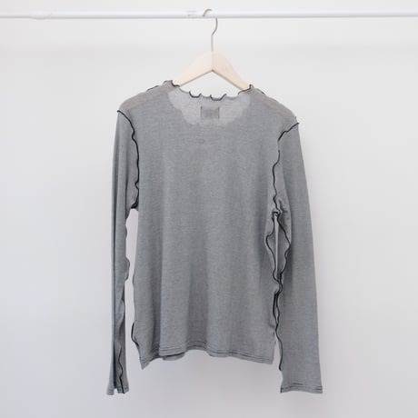 【Bed&Breakfast ベッド＆ブレイクファースト】mellow neck long sleeve tee