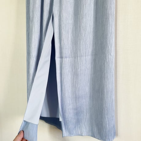 【Bed&Breakfast ベッド＆ブレイクファースト】Satin YORYU Skirt in Blue