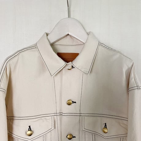【Bed&Breakfast Standard】Standard Big Vanilla Denim Jacket