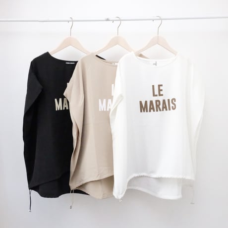 【siro de labonte シロ】 LE MARAISタックスリーブプルオーバー <R623309>
