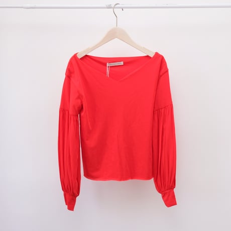 【Greed International グリードインターナショナル】Cosmorama High Gauge V-Neck Top
