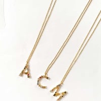 【PDPAOLA 】LETTER GOLD NECKLACE  (レターネックレス）