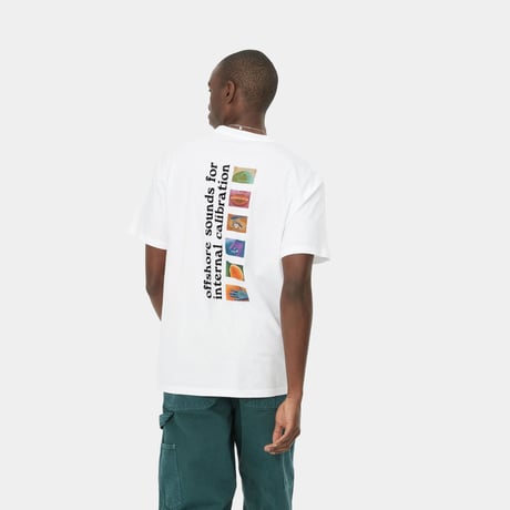 【Carhartt WIP /カーハートウィップ】S/S CALIBRATE T-SHIRT - White　I029-017