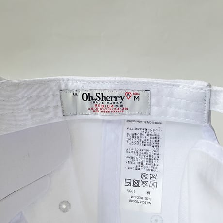 【Oh Sherry オーシェリー】【quan別注カラー】OS CAP in White