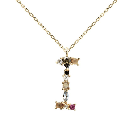 【PDPAOLA 】LETTER GOLD NECKLACE  (レターネックレス）