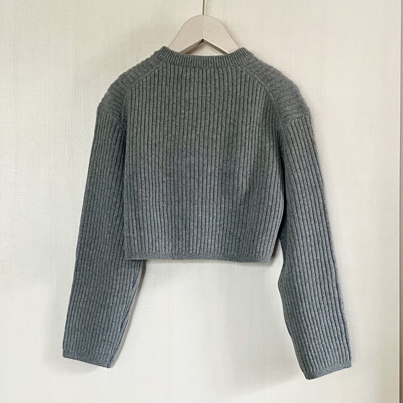 トップス Greed Cashmere Lambs Short Rib Sweater Cashmere Lambs Short Rib Sweater