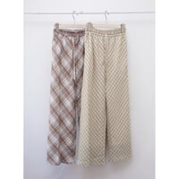 【Greed International グリードインターナショナル】Sienna Glow Check Pants