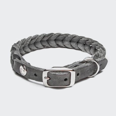 【Cloud7/クラウド7】DOG Collar Central Park (レザーカラー）Lサイズ-Elephant