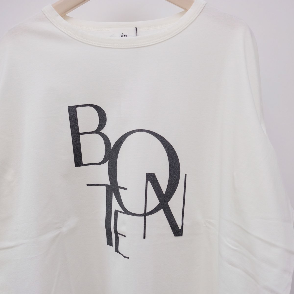 siro de labonte シロ】 BONTE tuck sleeve Tshirts