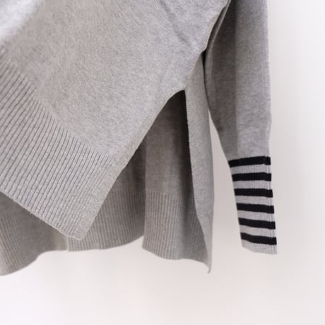 【siro de labonte シロ】 bordersleeve cardigan <R513101>