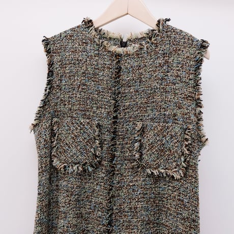 【Greed International グリードインターナショナル】KASURI Classic Tweed Dress in Other