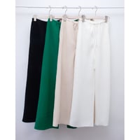 【Bed&Breakfast ベッド＆ブレイクファースト】Back Satin Dry Georgette Pants