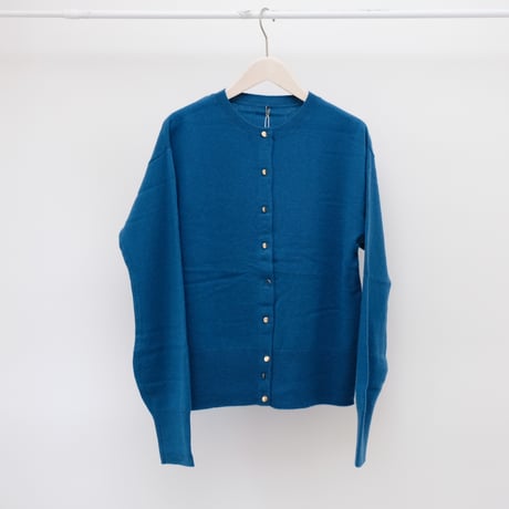 【mieyamieya ミエヤミエヤ】cashmere knit cardigan (カシミヤニットカーディガン）purple/beige/chacol/blue/yellow/black