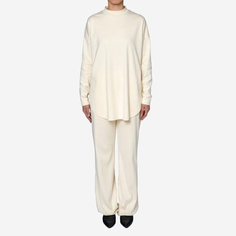 【Bed&Breakfast ベッド＆ブレイクファースト】Natural Rib Big Top in Ivory