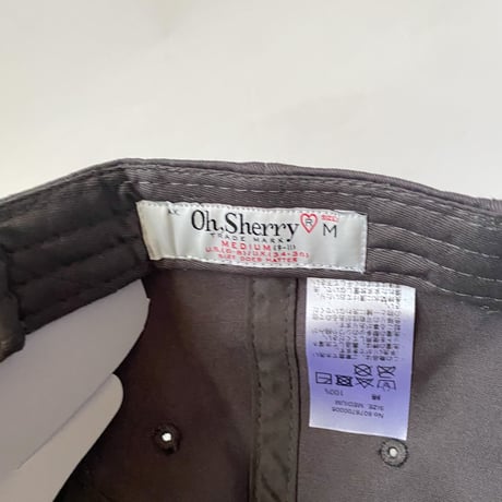 【Oh Sherry オーシェリー】OS CAP in  Charcoal