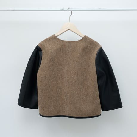 【Greed International グリードインターナショナル】KASURI Knot Slub Tweed Blouse