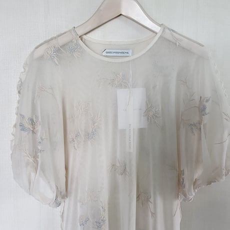 【Greed International グリードインターナショナル】One Flower Embroidery Dress in Other