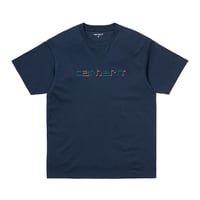 【Carhartt WIP /カーハートウィップ】S/S SHADOW SCRIPT T-SHIRT - Blue