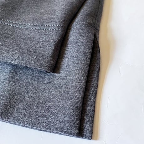 【Bed&Breakfast】　【quan別注】double air sweat (ダブルエアースウェット）BLACKMIX